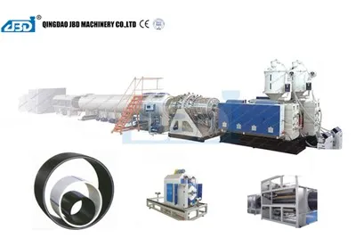 PE vatnsveitur\/gaspípa\/olíu pípa\/hitastigsframleiðsla Pipe Extrusion Framleiðslulína